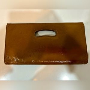 Hobo Tan clutch leather purse